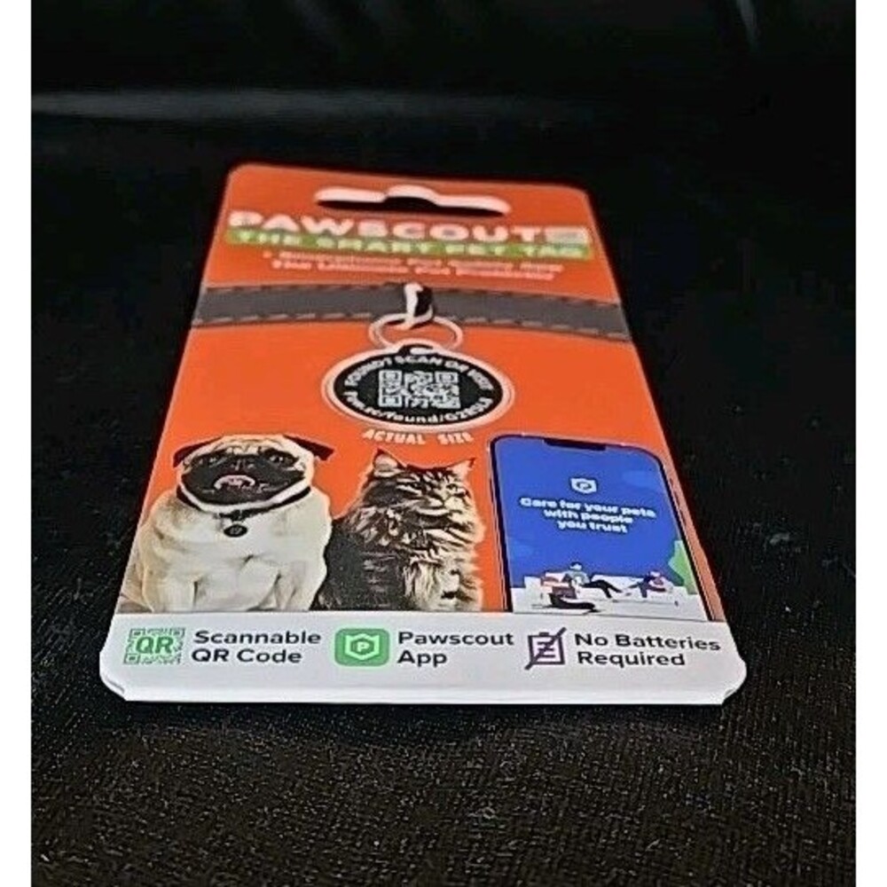 NEW Pawscout QR The Smart Pet Tag Finder for Dogs/Cats Connects To Your Phone - Picture 3 of 3